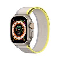 „Dux Ducis Sport“ lipdukas „Velcro“ Apple Watch 9 / 8 / 7 / 6 / SE / 5 / 4 / 3 / 2 / 1 (38, 40, 41 mm) laikrodžiui, gelt