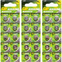 GP A76 Alkaline elementai 1.5V LR44 AG-13, 30 vnt