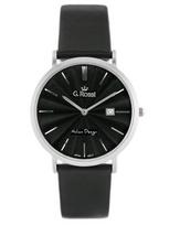 vyrų laikrodis g. rossi - 10853a - slim (zg184c) + dėžutė