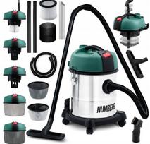 Pramoninis dulkių siurblys Humberg HM-400, 1200 W, 20 l, sausam ir šlapiam siurbimui, su filtro kratytuvu, pūtimo funkcija, be maišelio