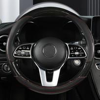 Universalus sportinio automobilio vairaračio užvalkalas, 3D korio dizainas. , Juoda