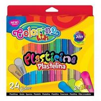 Plastilinas Colorino Kids, 24 spalvos