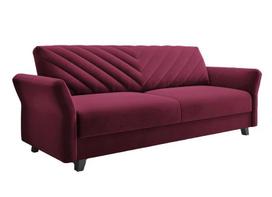 Trivietė sofa - lova Rona, raudona