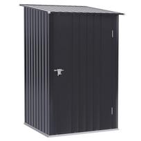 Metalinis sodo įrankių namelis 1 x 1 m, 0,92 m² - tamsiai pilkas