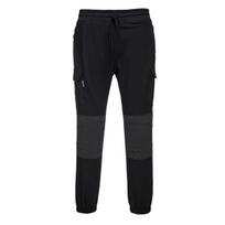 Sportinio stiliaus darbo kelnės Portwest KX3 Flexi, juodos