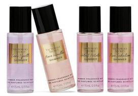 Kūno dulksnų rinkinys Victoria's Secret moterims: mini Shimmer, 4x75 ml