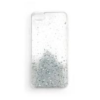 Blizgantis dėklas su blizgučiais Samsung Galaxy A72 4G, skaidrus