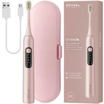 "SpinelCare SmileOn Pink" dantų šepetėlis + rožinis dėklas