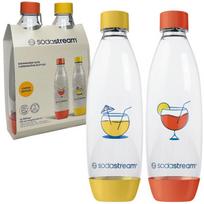 Pakartotinai naudojamos buteliai - Sodastream - FUSE 1L x2 - Tritan, suderinamas su indaplovėmis, gazavimo įranga