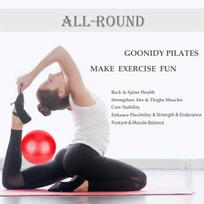 Pilates kamuoliai treniruotėms,  Raudona