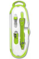 Skriestuvas mokyklinis Penmate PC-101 dėžutėje su grafitu 2 mm, žalios spalvos