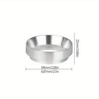 Kavos miltelių surinkimo žiedas su magnetu, Sidabras 58mm
