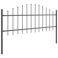 vidaXL Sodo tvora Woerden 4 pcs Pilka