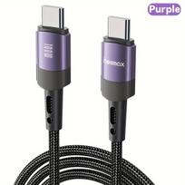 100W USB C laidas,  Violetinė