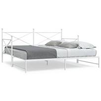 Kušetė be čiužinio balta 100x190 cm plieninė