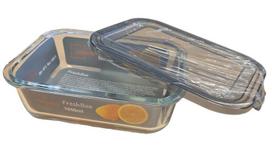 Grūdinto stiklo maisto dėžutė su dangteliu FreshBox, 1520 ml.
