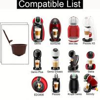 Daugkartinė Kavos Kapsulė Suderinama su Dolce Gusto. Rivex., Ruda