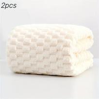 Mikropluošto vonios rankšluosčių rinkinys,  2 vnt Beige