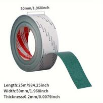 Ličio baterijų izoliacinė juosta 50mm x 25m, 25m*50mm*02mm