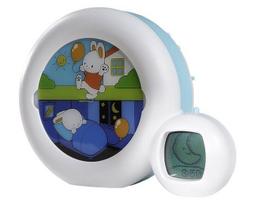 Vaikų švietimo žadintuvas Kid'Sleep - Claessens'Kids - Muzikinis naktinis šviesos šaltinis - Diena/Naktis - Mėnulis
