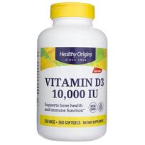 Sveikos kilmės vitaminas D3 10000 TV - 360 minkštųjų gelių