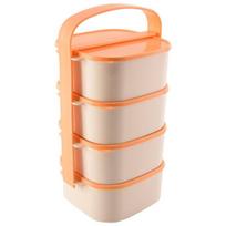 Orion termosas, 4x1,15 l, Pietų dėžutė plastikinė 4 lygių 4x1,15 l