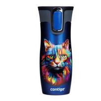 Termo puodelis „Contigo West Loop 2.0 470 ml – Katinas (Tamsiai Mėlynas)“