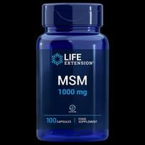 "Life Extension" MSM 1000 mg - 100 kapsulių