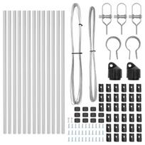 Tvora Stulpai 13 vnt Ø32 mm 80 cm Cinkuotas Plienas