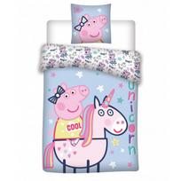 Peppa Pig vaikiškas patalynės komplektas, 135x200, 2 dalių