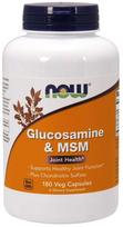 NOW FOODS Gliukozaminas su MSM (180 kapsulių)
