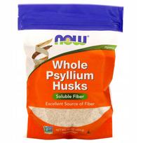 NOW FOODS Visas Psyllium lukštas - Psyllium Paddy (454 g)