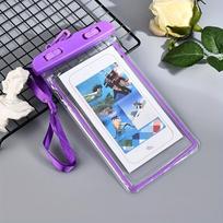 Fluorescencinis vandeniui atsparus telefono maišelis,  Violetinė