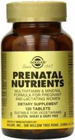 "SOLGAR Prenatal Nutriens" - prenataliniai vitaminai ir mineralai (120 tablečių).