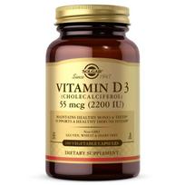 SOLGAR Vitaminas D3 2200 TV (100 kapsulių)
