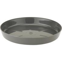 Padėklas gėlių vazonui 125 mm, antracito spalvos, 12.6cm