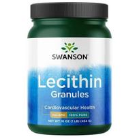SWANSON Lecitinas 100% - granulės (454 g)