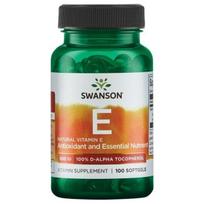 SWANSON Vitaminas E 400 TV (100 kapsulių)