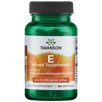 SWANSON Vitamino E mišinys 200 TV (100 kapsulių).