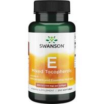 SWANSON Vitamino E mišinys 200 TV (250 kapsulių).