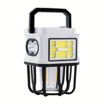 LED saulės energijos stovyklavimo žibintas, Baltas