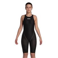 Maudymosi kostiumėlis mergaitėms Arena Girls' Powerskin ST Next Jr Black, juodas