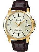Vyriškas laikrodis Casio, rudas/auksinis