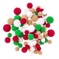 Burbuliukai DallPrint Mix Jolly Christmas, 80vnt