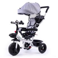 Triratukas/vežimukas Ecotoys, pilkas