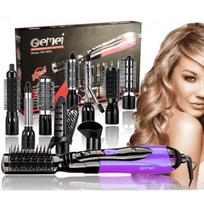 Plaukų džiovintuvas ir garbanojimo žnyplės GEMEI 10 IN 1 GM4835 Professional Air Styler