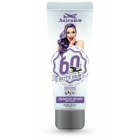 Pusiau ilgalaikiai plaukų dažai Hairgum Sixty's Color Tamsiai violetinė, 60 ml