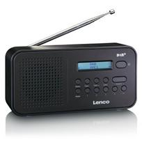 Nešiojamasis radijas Lenco PDR-015BK, juodas