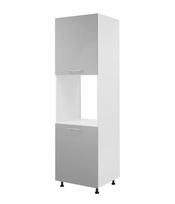 Pastatoma spintelė įmontuojamai orkaitei Liveo Tiffany T27/D60SP, 60 cm, pilka