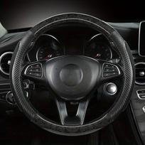 Prabangus vairo užvalkalas iš persinių medžio Tadvyy, Tylus juodas apvalus (2304 Peach Wood) novatoriškas automobilio apdaila